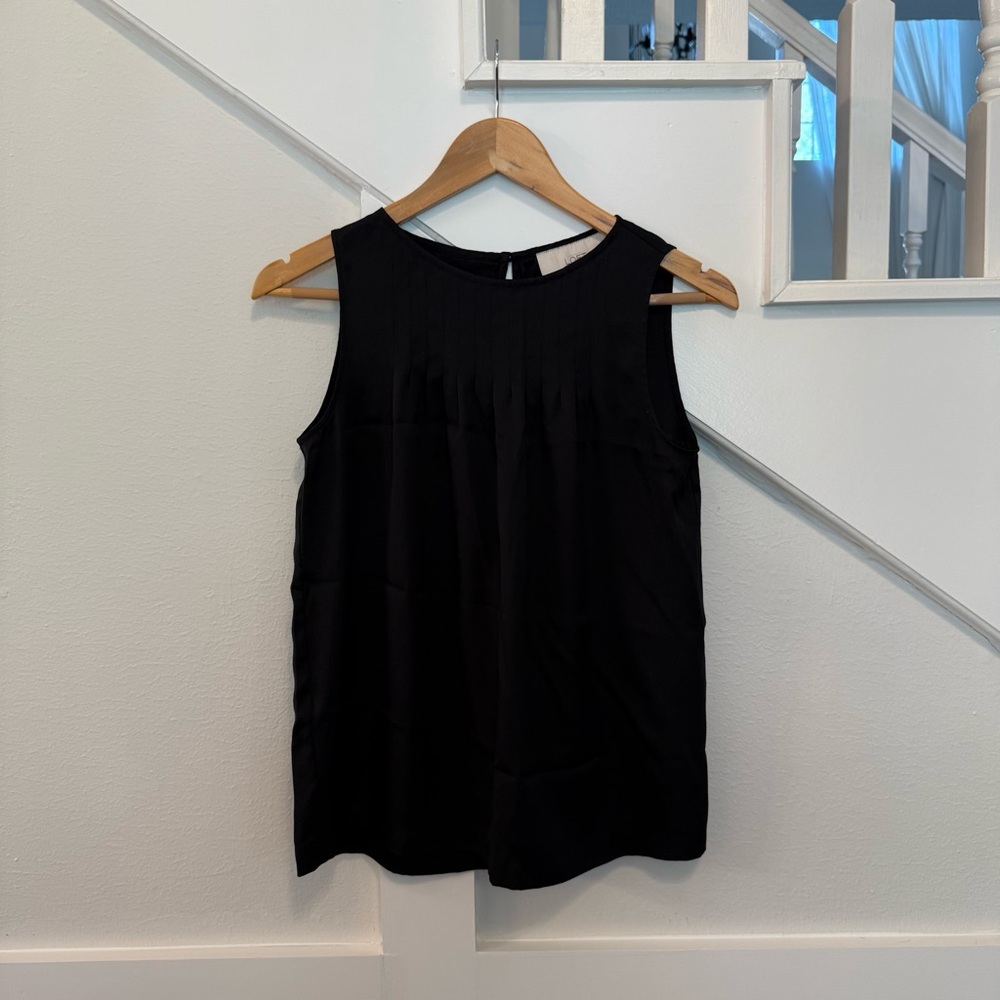 LOFT Black Tank Top size XSP